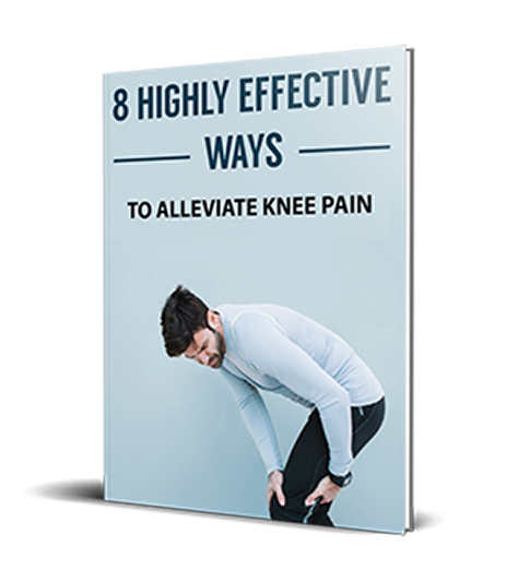 8 highly effective ways to alleviate knee pain - book cover
